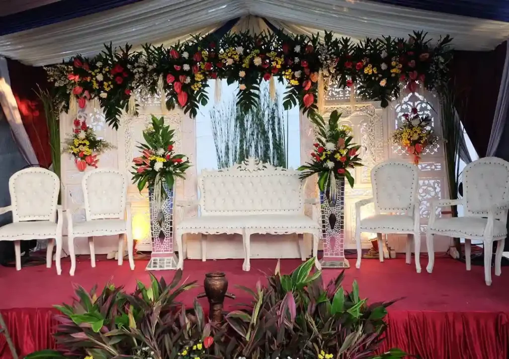 dekorasi pernikahan simple keren