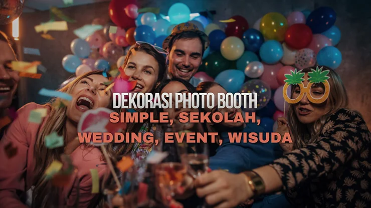 dekorasi photo booth simple