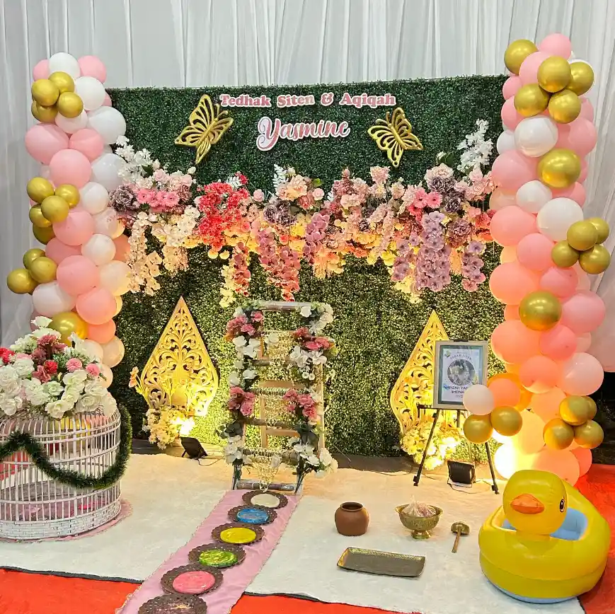 dekorasi tedak siten balon unik