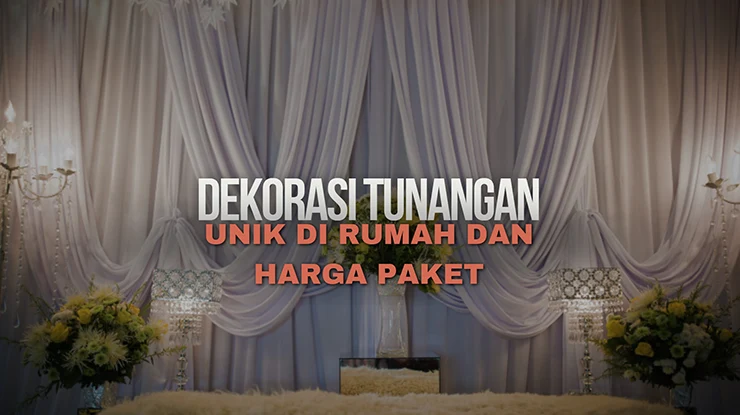 dekorasi tunangan unik