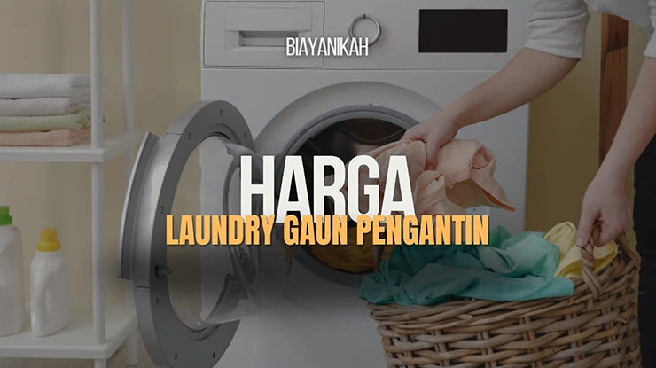 harga laundry gaun pengantin