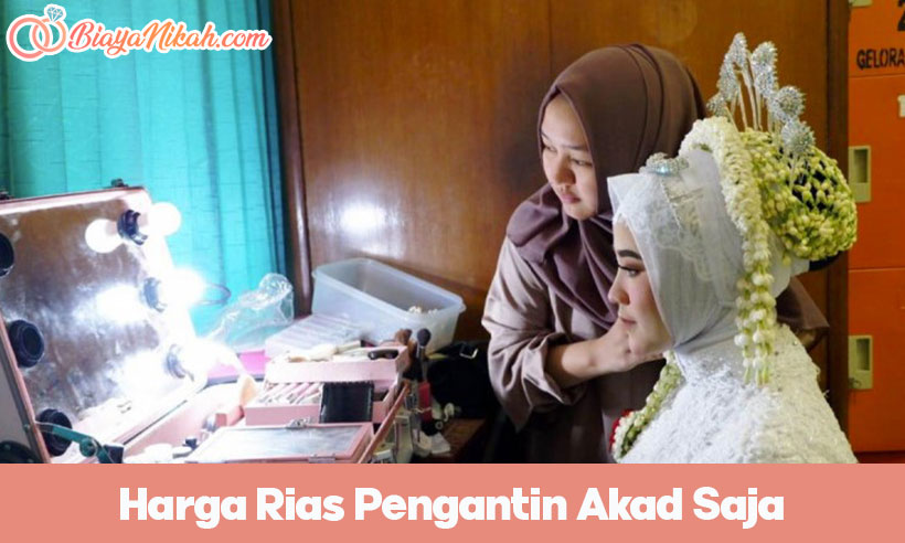 harga rias pengantin akad saja