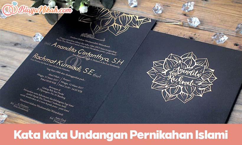 kata kata undangan pernikahan islami