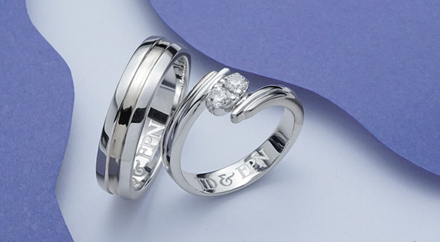 model cincin tunangan sedang trend
