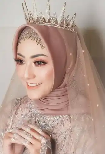 model kerudung pengantin jawa modern