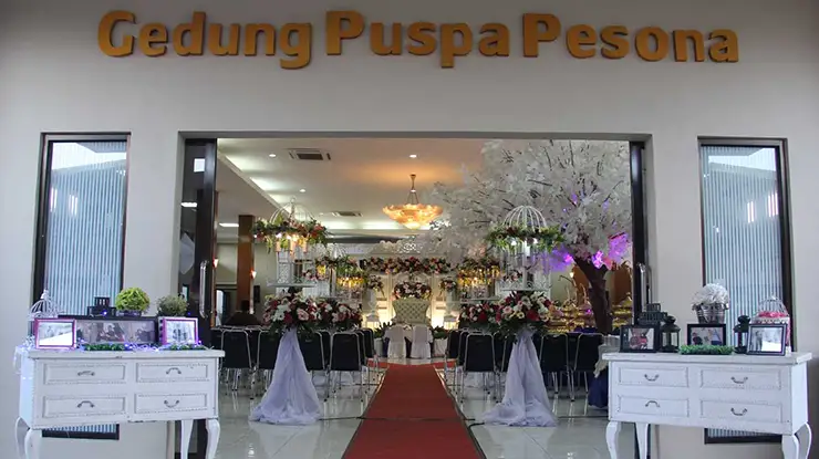paket pernikahan gedung puspa pesona taman anggrek
