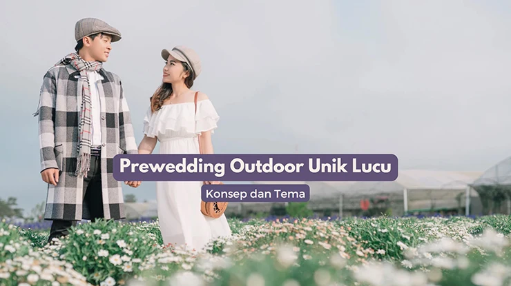 prewedding outdoor unik lucu