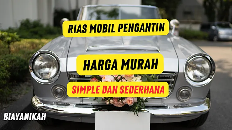 rias mobil pengantin
