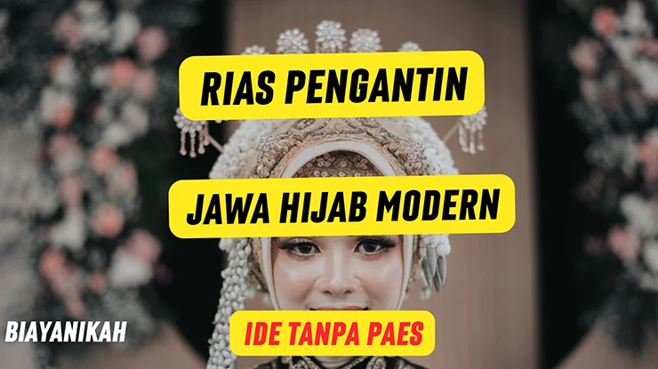 rias pengantin jawa hijab modern