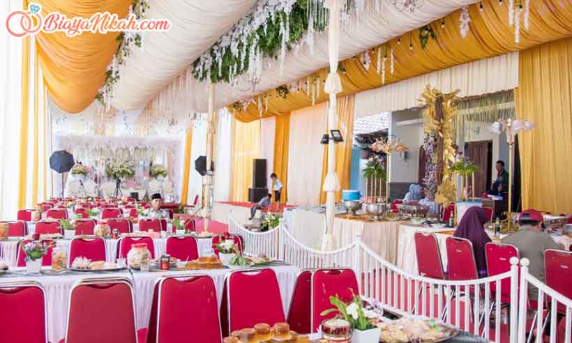 sewa tenda pernikahan di rumah 20 juta